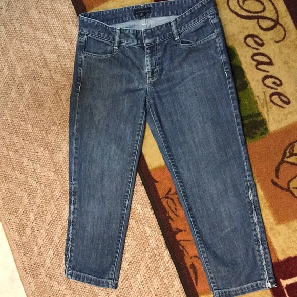 Banana republic stretch capris sz 8 like brand new - Picture 4 of 8